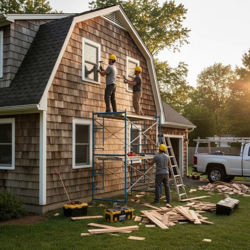 Cedar Siding Washing